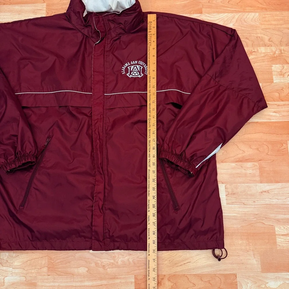 BT Player Alabama A&M University Windbreaker Jacket Maroon Mens XXL